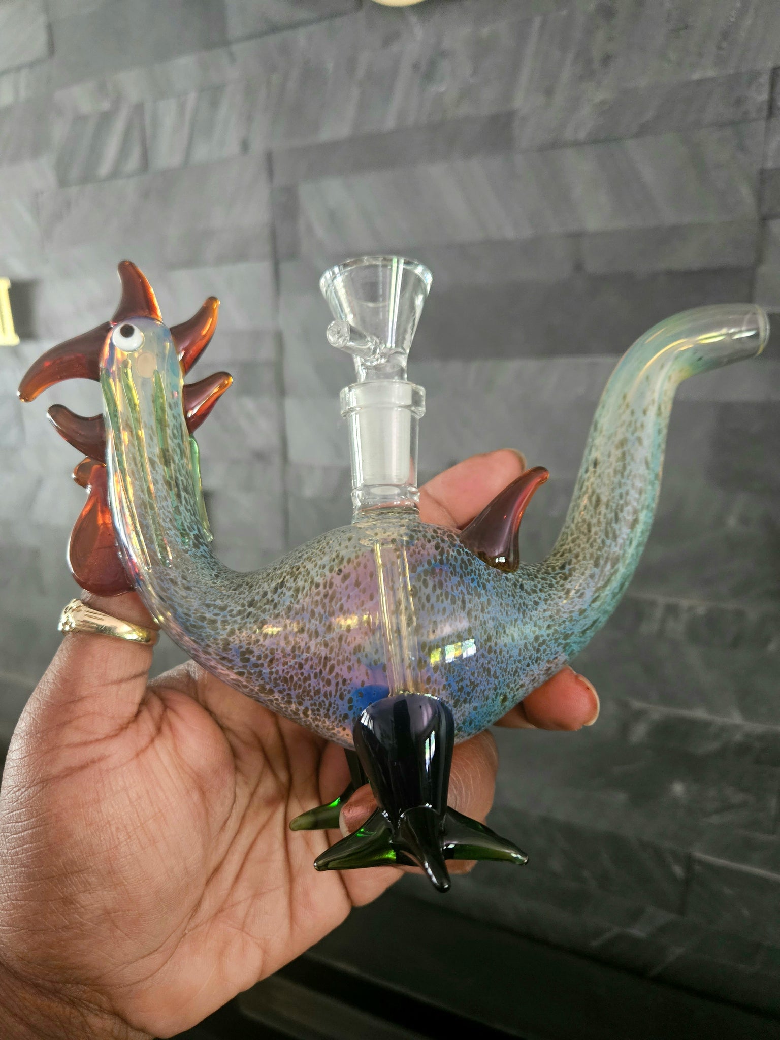 Chicken Glass Water Pipe