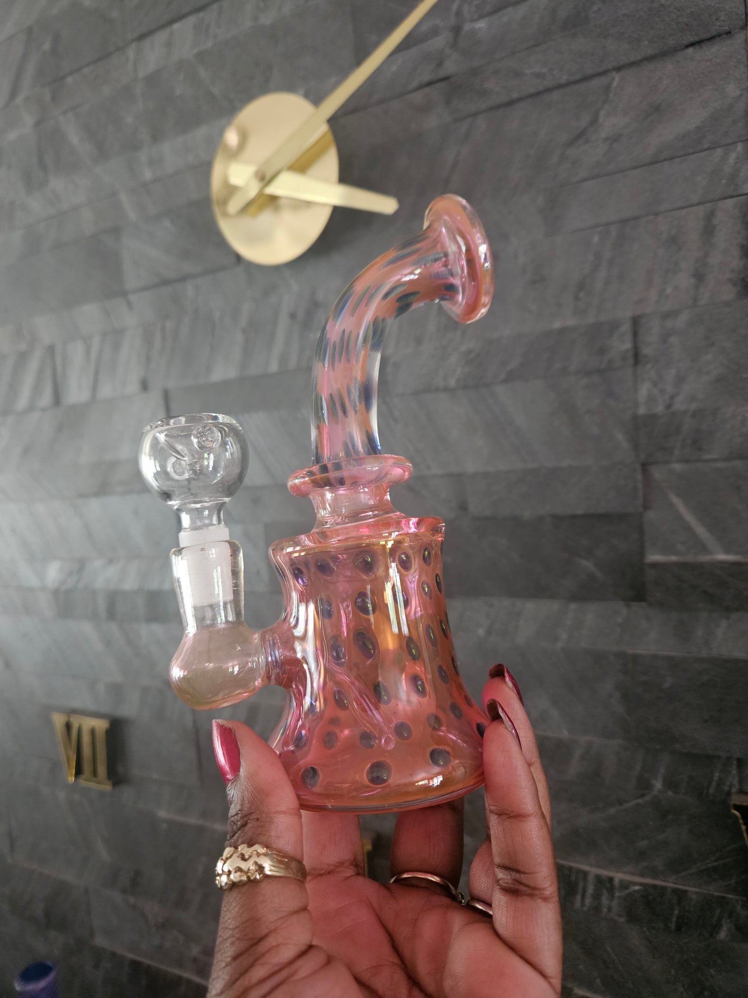 Pink Fume Water Pipe