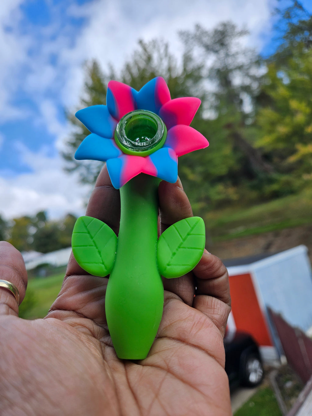 Sunflower Silicone Hand Pipe