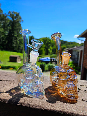 Skull 7" Water Pipe