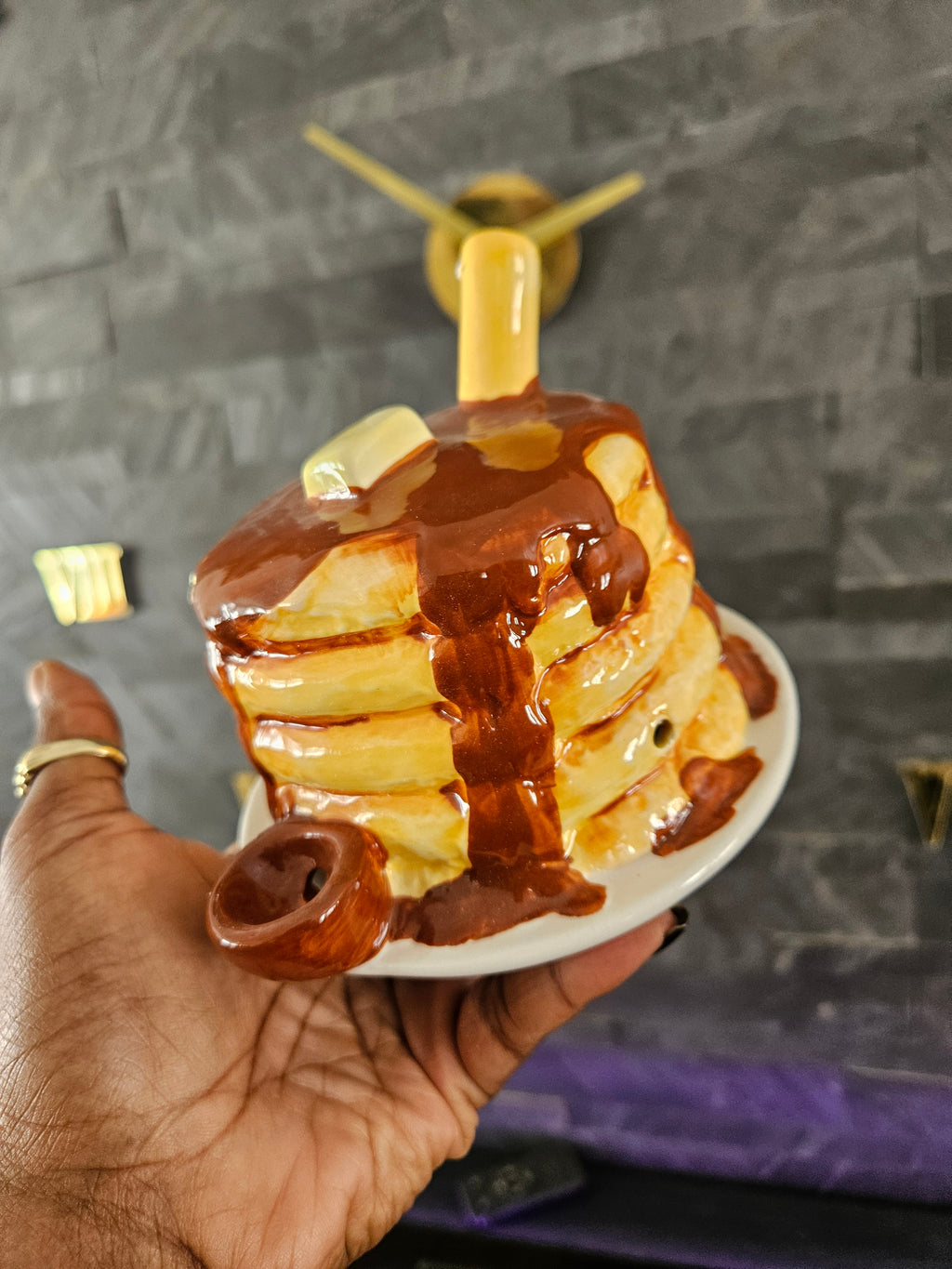 Pancake Ceramic Hand Pipe