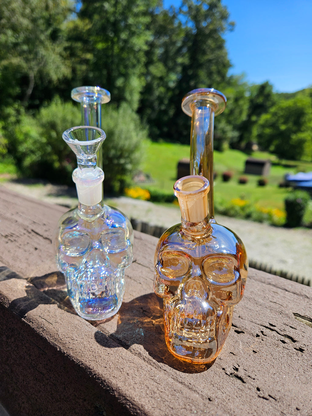Skull 7" Water Pipe