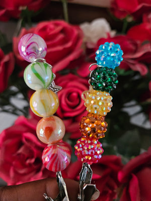 Bedazzled Alligator Clips