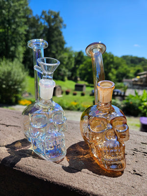 Skull 7" Water Pipe