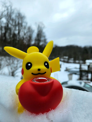 Pika Heart Silicone Water Pipe