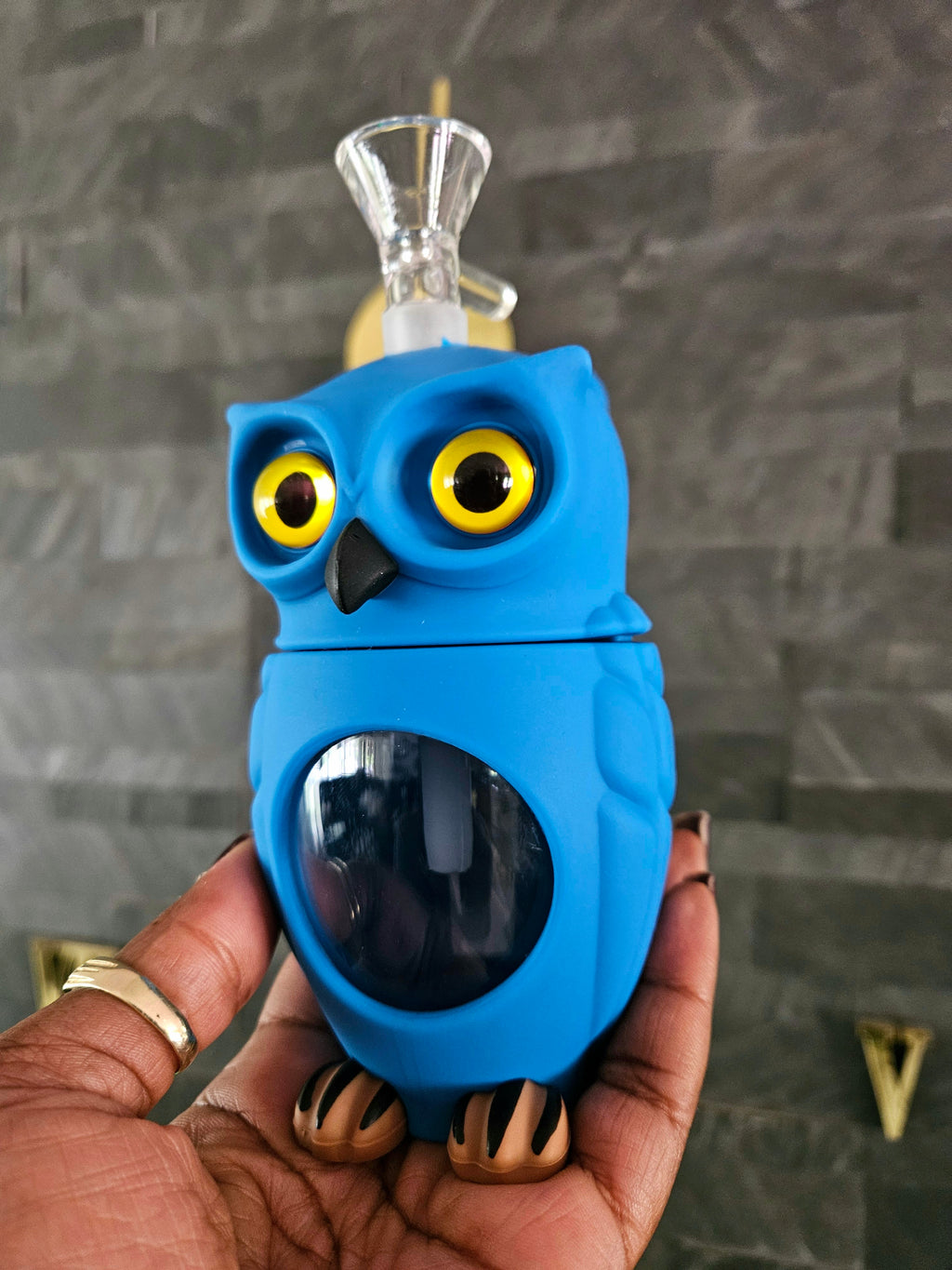 Owl Silicone Water Pipe 