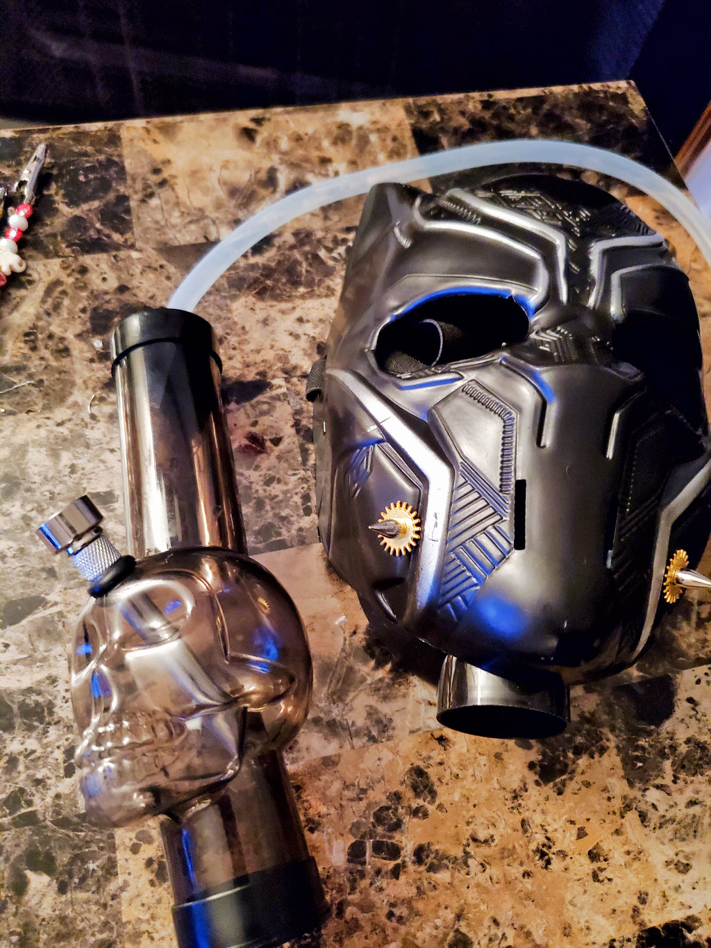 Panther Gas Mask and Pipe