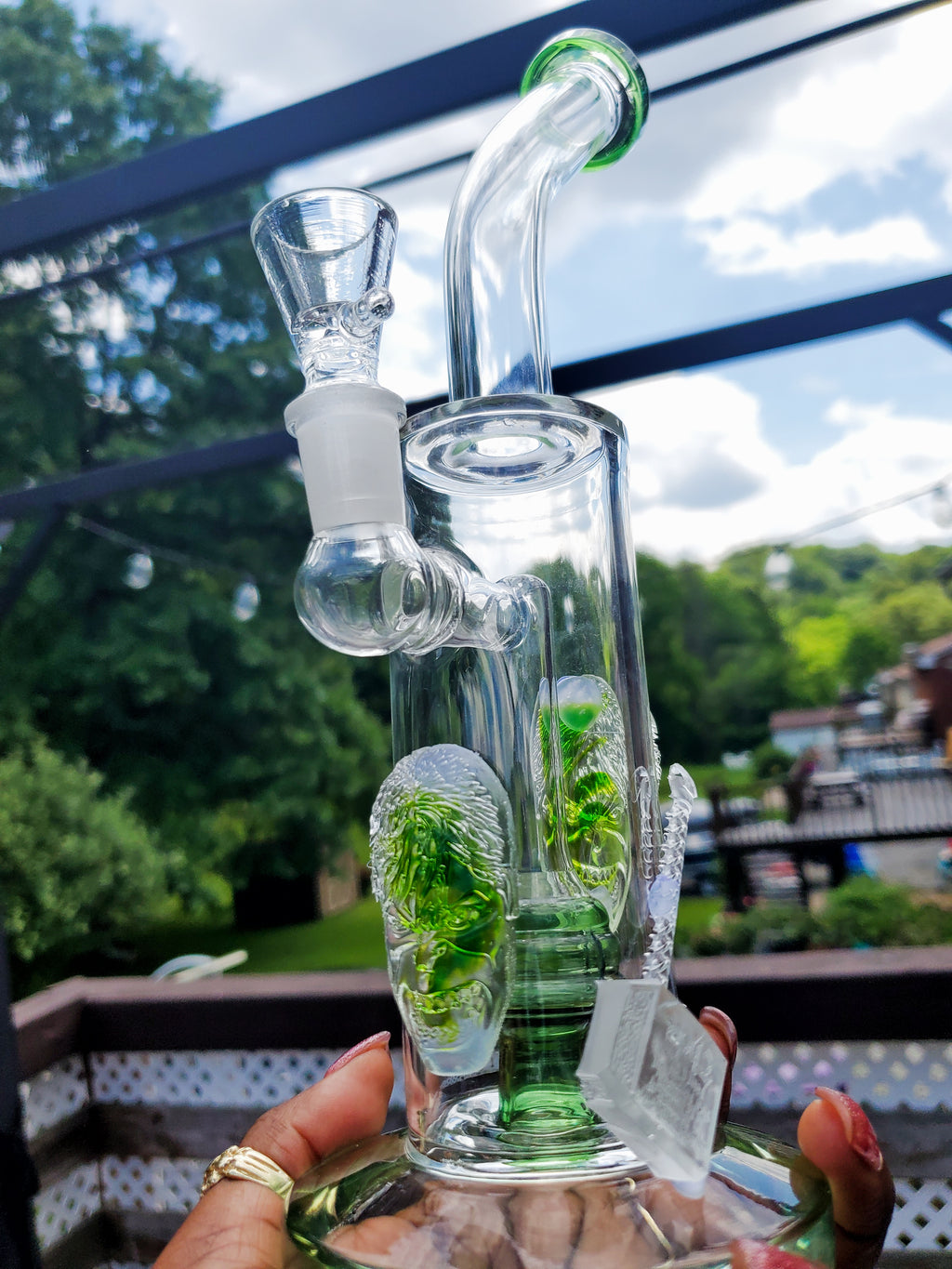 Green Smash Water Pipe