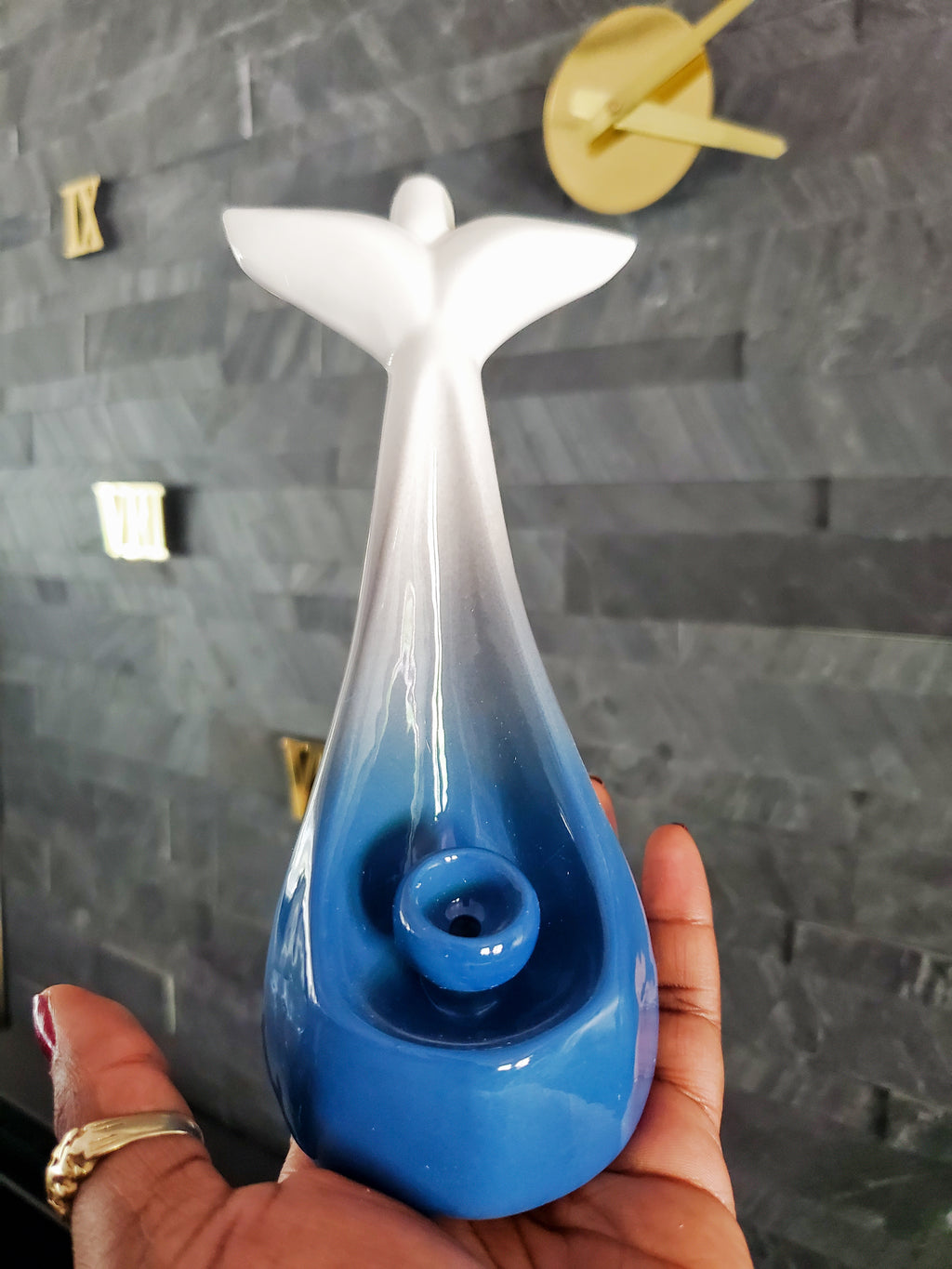 Dolphin Tail Water Pipe