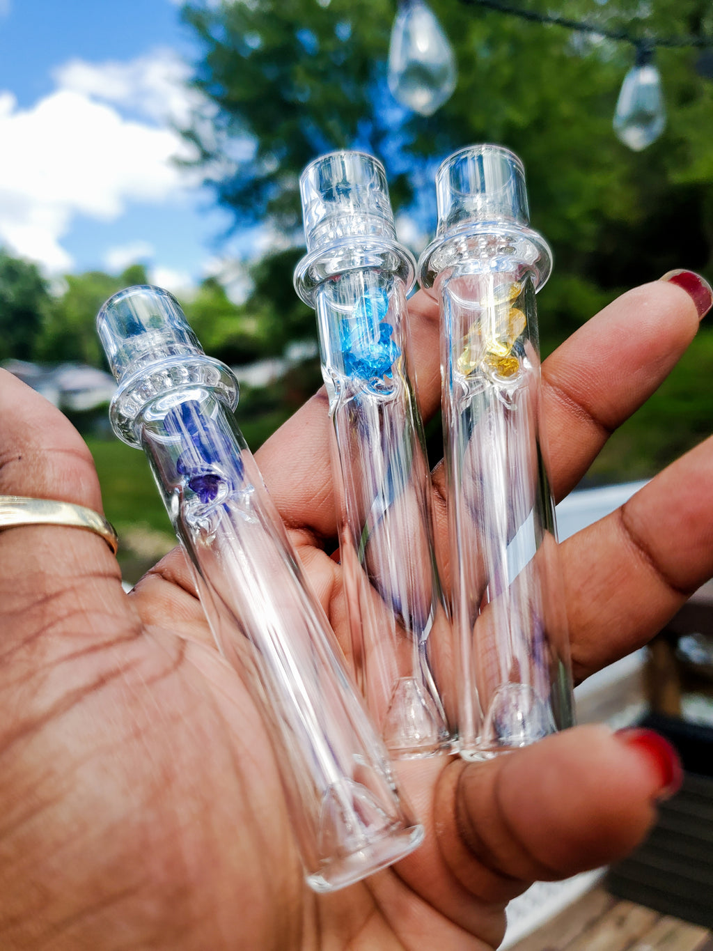 Crystal Glass Chillums