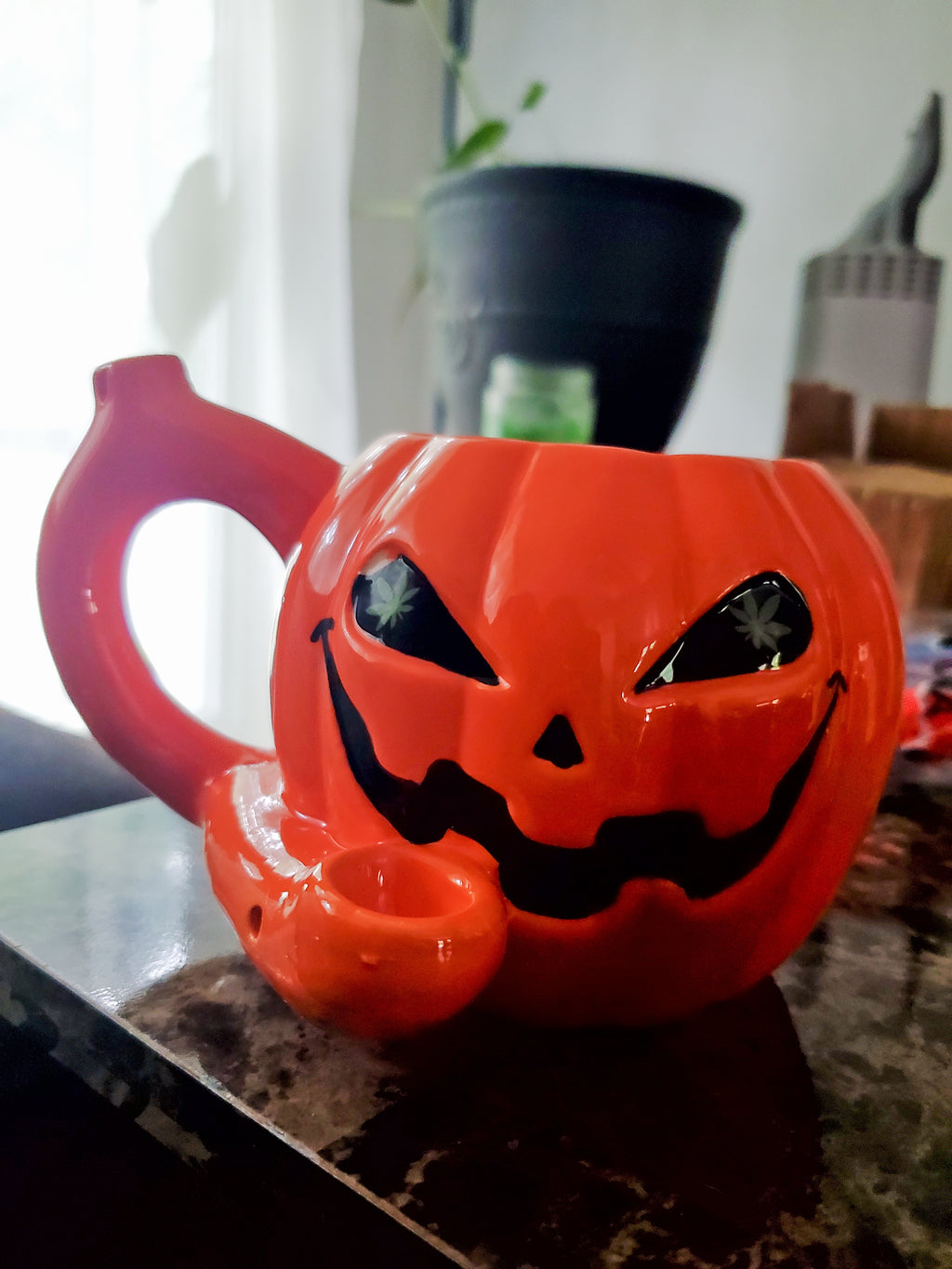 Pumpkin Coffee Mug Pipe