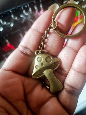 Mushroom Keychain