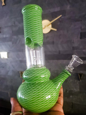 Green Percolater Water Pipe