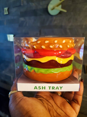 Cheeseburger Ceramic Ashtray