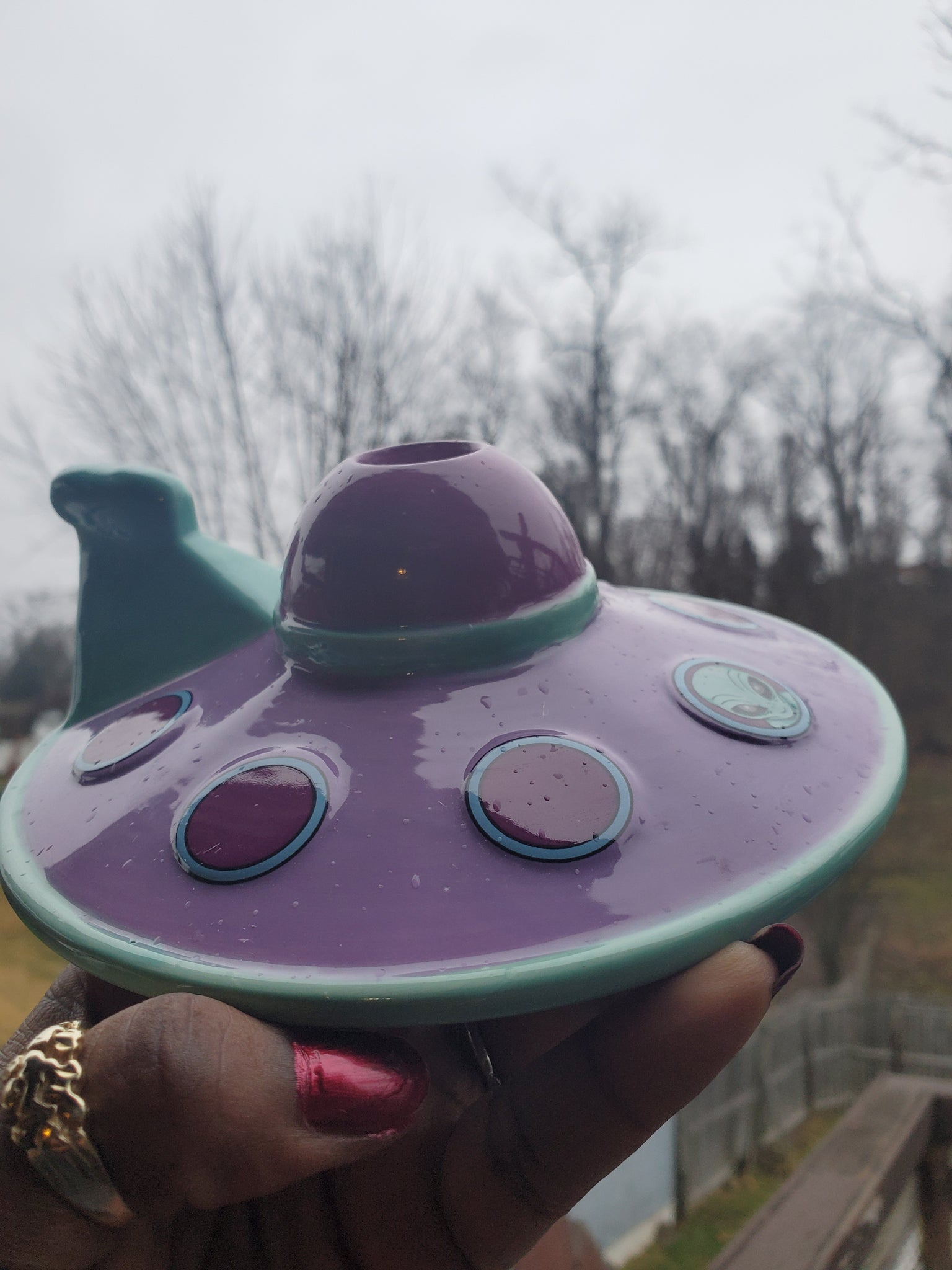Spaceship UFO Hand Pipe
